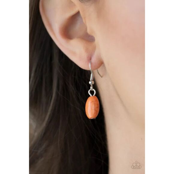 Natural Novice Orange Necklace (92) - Picture 3 of 4